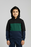 color blocking hoodie