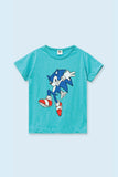 Boys Sonic Printed T-Shirt