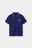 Mens Polo With Side Logo
