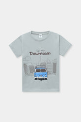 Boys Graphic Printed Shirt