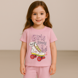 Girls Graphic Soft Cotton Shirt