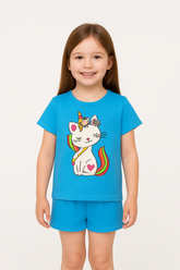 Girls Graphic Printed T-Shirt