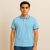 REAL HOXTON BLUE POLO