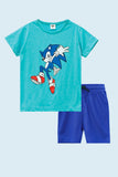 Boys Sonic Printed suit