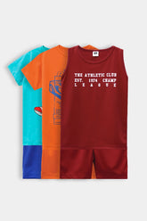 Printed Suit-Pack Of 3