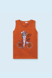 Girls Graphic Printed  Vest