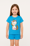 Girls Graphic Printed  T-Shirt
