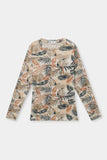Floral Printed Slim Fit Shirt