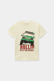 Boys Graphic Printed Shirt